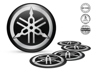 Yamaha Rademblem Ausgabe Hochwertiges Dome-Design